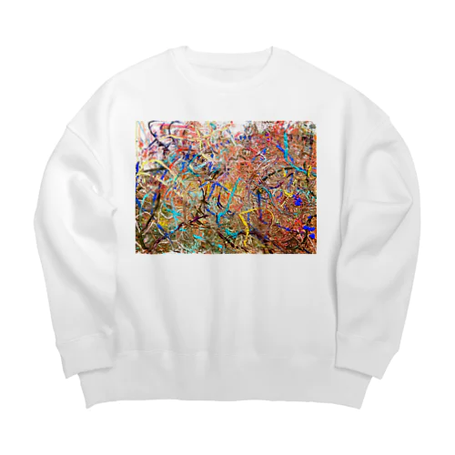 誰も立ち止まらない街角で Big Crew Neck Sweatshirt