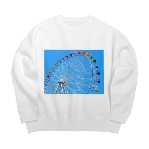 カラフル観覧車！ Big Crew Neck Sweatshirt