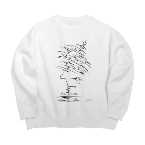 人の葉 Big Crew Neck Sweatshirt