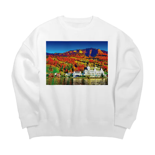 スイス 秋のヴィッツナウ Big Crew Neck Sweatshirt