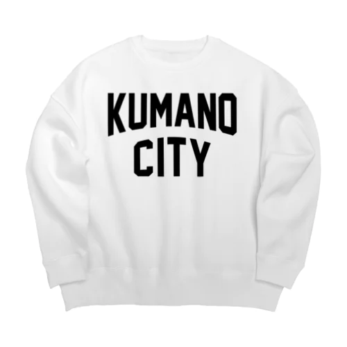 熊野市 KUMANO CITY Big Crew Neck Sweatshirt