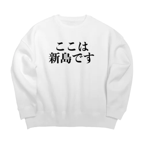 ここは・・・？ Big Crew Neck Sweatshirt