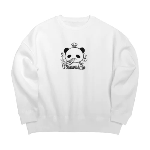 ぴっつぁぱんだ Big Crew Neck Sweatshirt