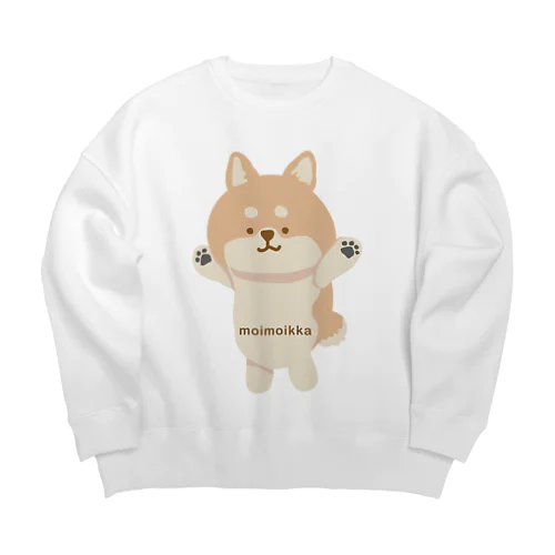 chibi hug me! 柴犬 Big Crew Neck Sweatshirt