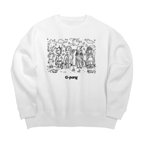 ジパング五人衆 Big Crew Neck Sweatshirt