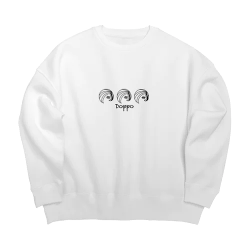 レトロモダン少女CCC  Big Crew Neck Sweatshirt