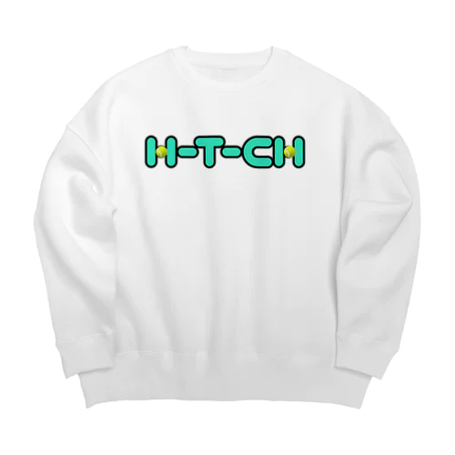 H-T-CH-skyBR Big Crew Neck Sweatshirt