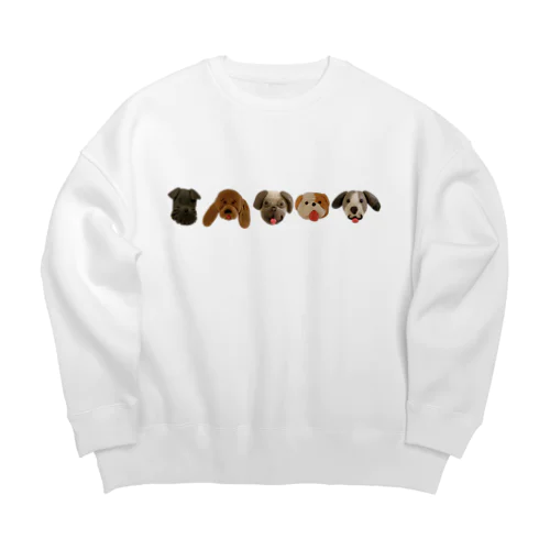 majipan Big Crew Neck Sweatshirt