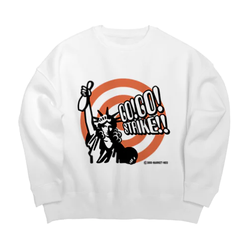 GOGO！STRIKE！ Big Crew Neck Sweatshirt