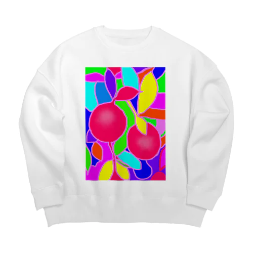 カラフルレモン Big Crew Neck Sweatshirt