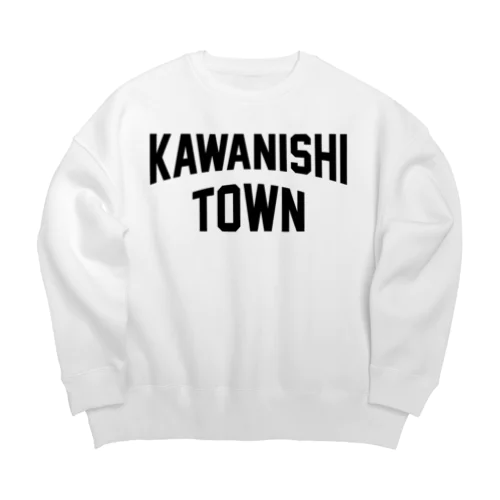 川西町 KAWANISHI TOWN Big Crew Neck Sweatshirt