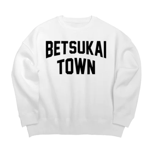 別海町 BETSUKAI TOWN Big Crew Neck Sweatshirt
