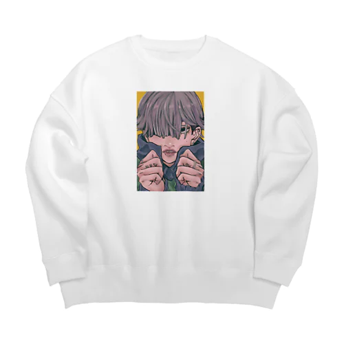 シハツ君 Big Crew Neck Sweatshirt