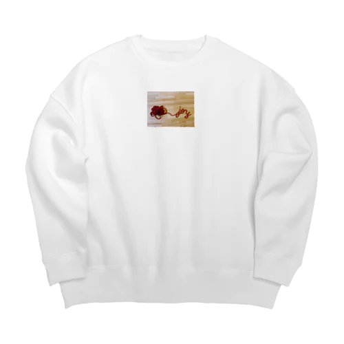 喜び Big Crew Neck Sweatshirt