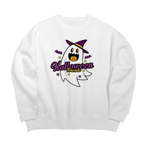 ハロウィンの友達 Big Crew Neck Sweatshirt