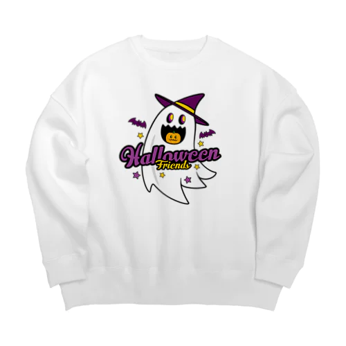 ハロウィンの友達 Big Crew Neck Sweatshirt