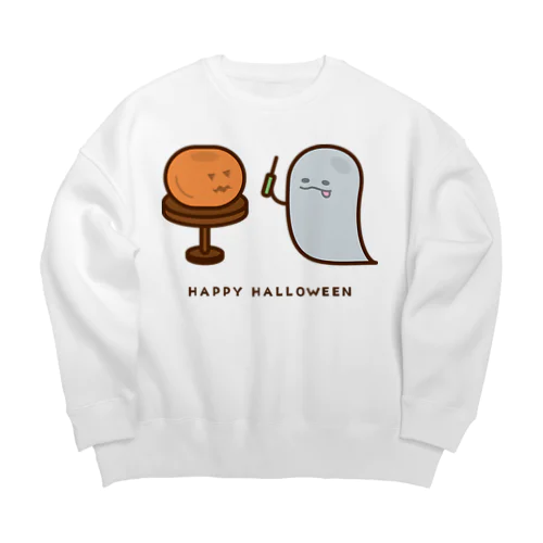 たれ目のおばけ / ハロウィン準備ver Big Crew Neck Sweatshirt