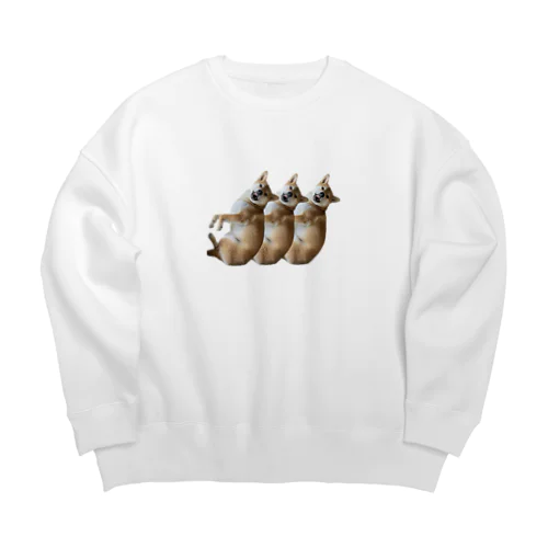 ビックリこんこんこんぶ Big Crew Neck Sweatshirt