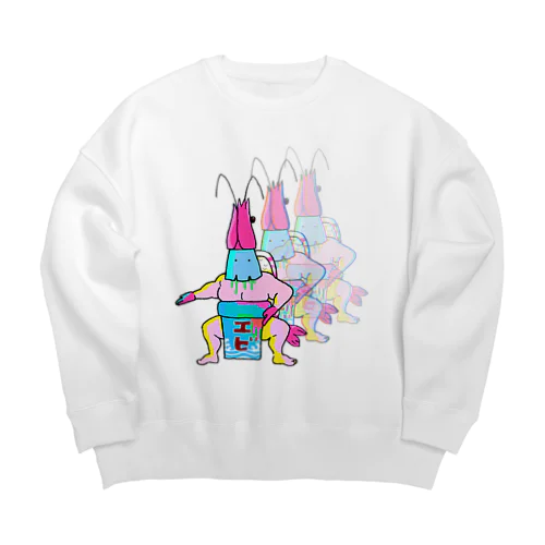 【片面な】エビスモトリ Big Crew Neck Sweatshirt