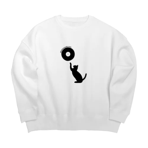 DDCAT Records Logo B Big Crew Neck Sweatshirt