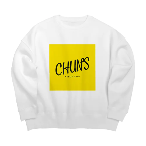 CHUN'S 黄色ロゴ Big Crew Neck Sweatshirt