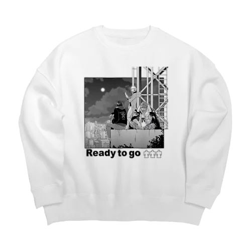 準備完了★ Big Crew Neck Sweatshirt