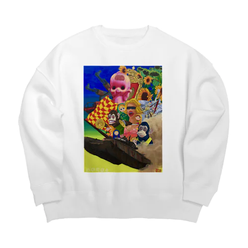 Rotten march Big Crew Neck Sweatshirt