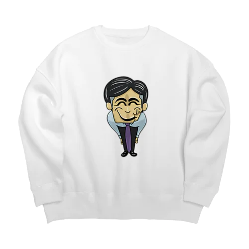 作り笑い Big Crew Neck Sweatshirt