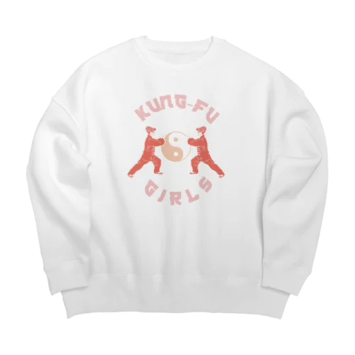 桃色功夫中華娘 Big Crew Neck Sweatshirt