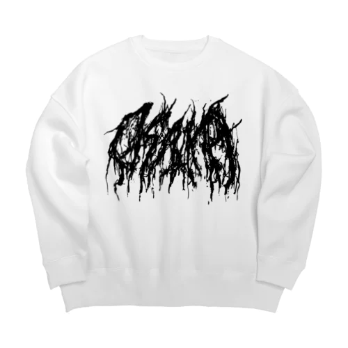 デスメタル大阪/DEATH METAL OSAKA Big Crew Neck Sweatshirt