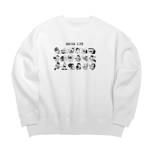 趣味の埴輪 Big Crew Neck Sweatshirt