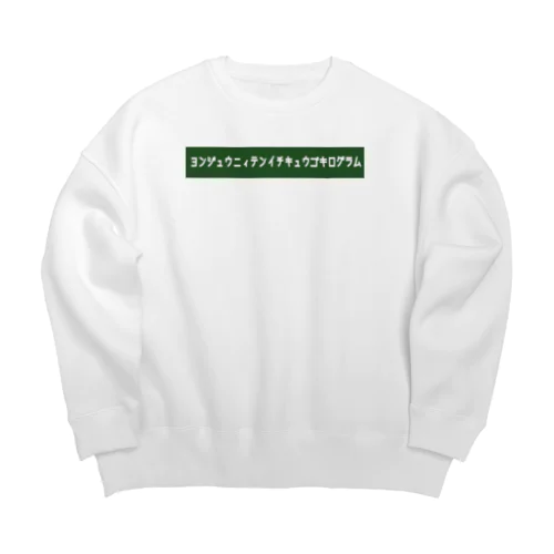 ヨンジュウニィテンイチキュウゴキログラム 2 Big Crew Neck Sweatshirt