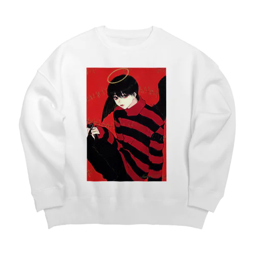 嘘つき君シリーズ Big Crew Neck Sweatshirt