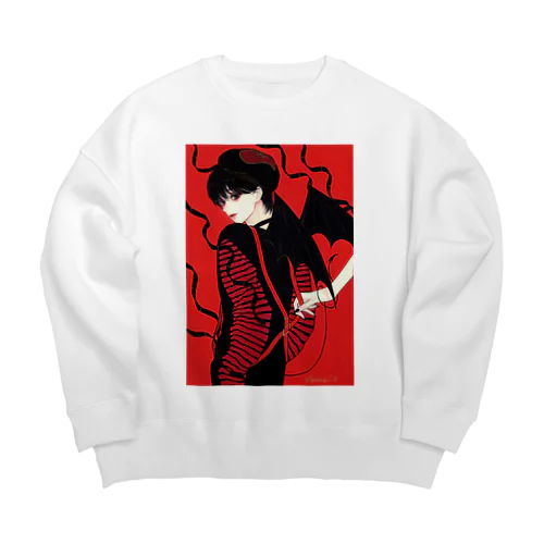 愛嬌君シリーズ Big Crew Neck Sweatshirt