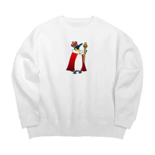 えらいペンギン Big Crew Neck Sweatshirt