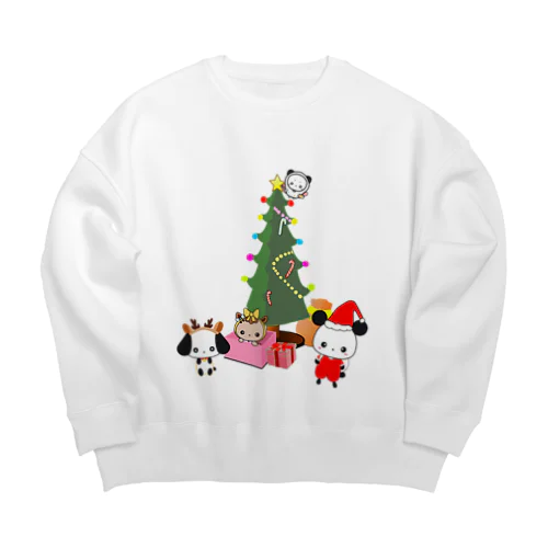 マスターと二人の見習生クリスマスデザイン Big Crew Neck Sweatshirt