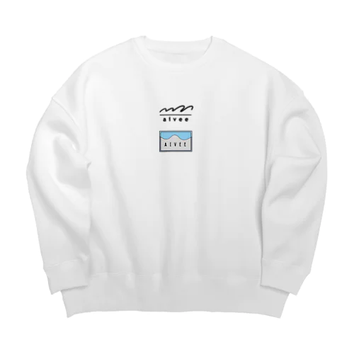 aivee/wave Big Crew Neck Sweatshirt