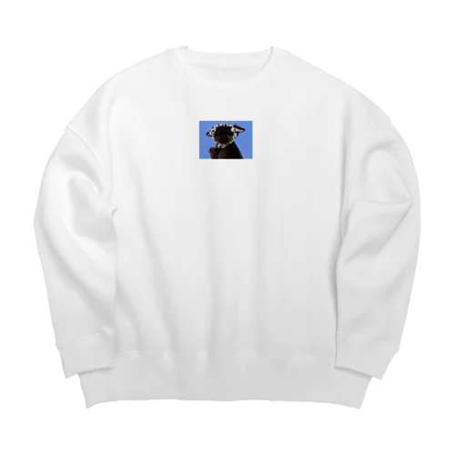 かわぽぽだるめしあん Big Crew Neck Sweatshirt