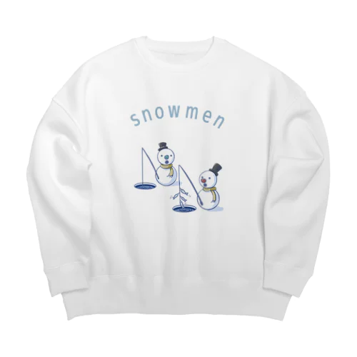snowmen Big Crew Neck Sweatshirt