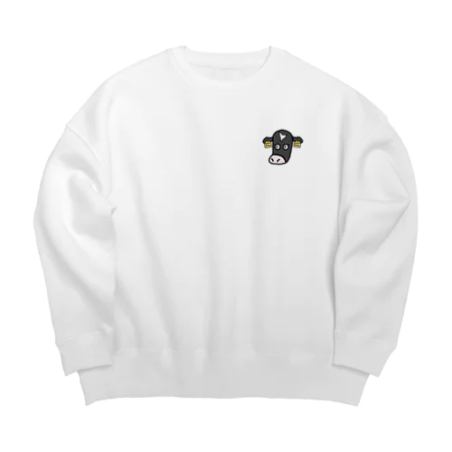 にわとり模様のこっこうし Big Crew Neck Sweatshirt