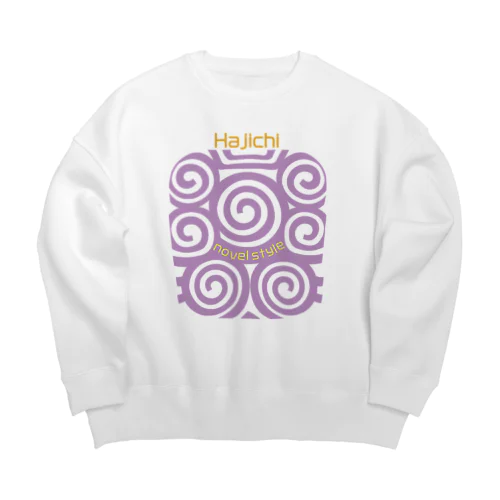 うずうずハジチ Big Crew Neck Sweatshirt