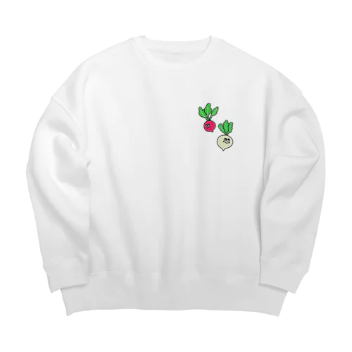 野菜ブラザーズT Big Crew Neck Sweatshirt