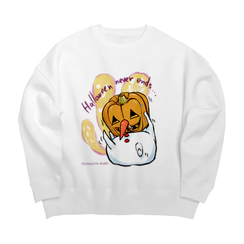 しゅねまんハロウィンコスプレ ジャック・オーランタン Big Crew Neck Sweatshirt