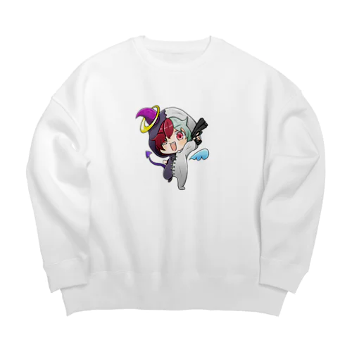 ゆらふグッズ Big Crew Neck Sweatshirt