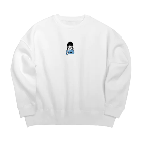 涙のくいしんぼう Big Crew Neck Sweatshirt