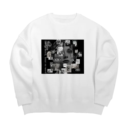 eyes,mouth,ears Big Crew Neck Sweatshirt