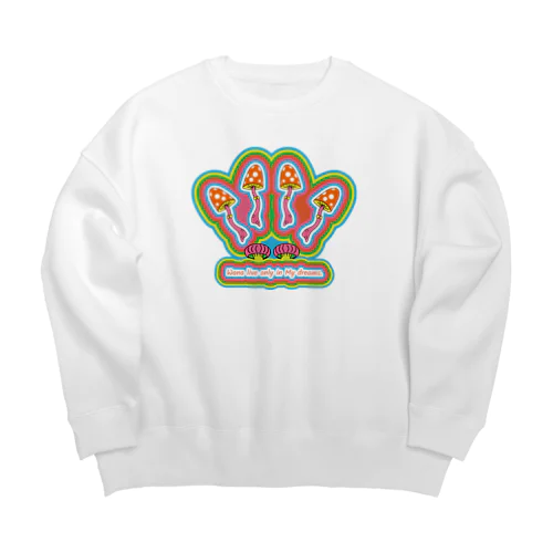 あやしくないきのこ Big Crew Neck Sweatshirt