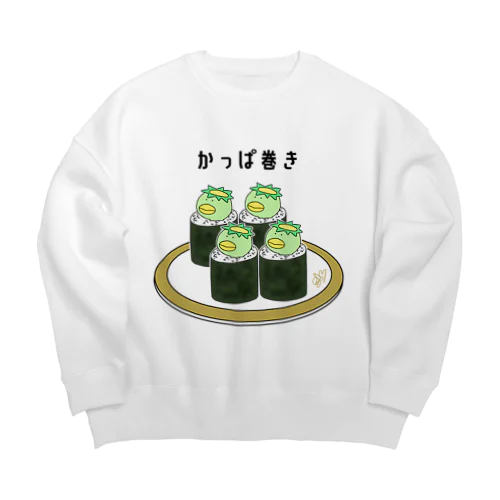 かっぱ巻き Big Crew Neck Sweatshirt