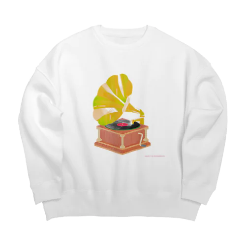 OBJECT * 07 PHONOGRAPH Big Crew Neck Sweatshirt