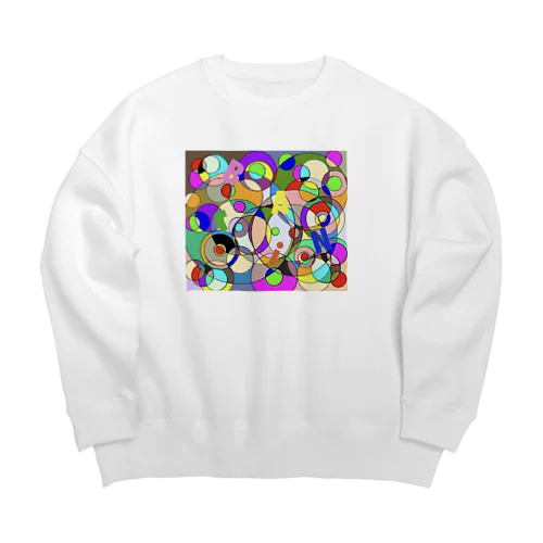 colorful⇄からふる Big Crew Neck Sweatshirt